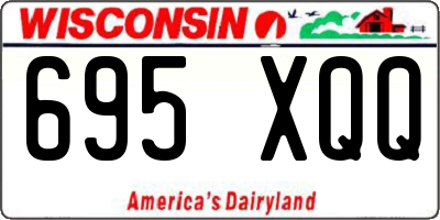 WI license plate 695XQQ