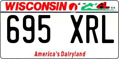WI license plate 695XRL