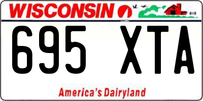 WI license plate 695XTA