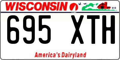 WI license plate 695XTH