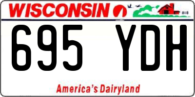 WI license plate 695YDH