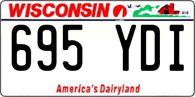 WI license plate 695YDI