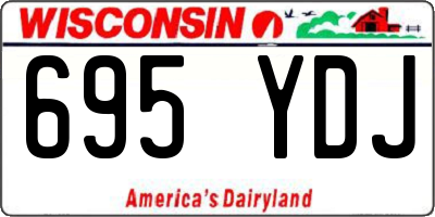 WI license plate 695YDJ