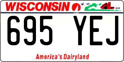 WI license plate 695YEJ