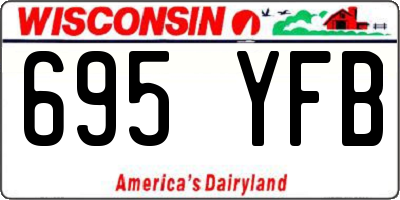 WI license plate 695YFB