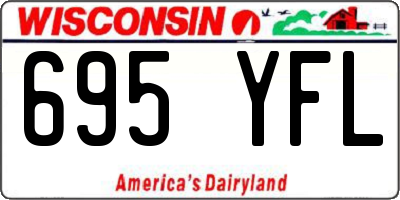 WI license plate 695YFL