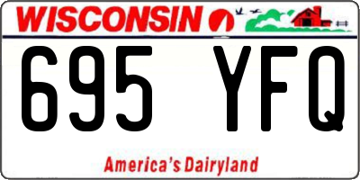 WI license plate 695YFQ
