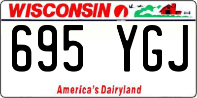 WI license plate 695YGJ