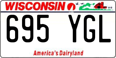 WI license plate 695YGL