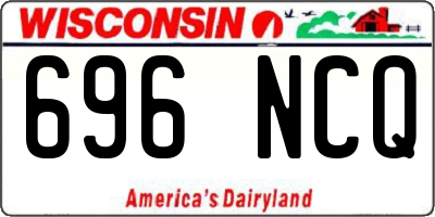 WI license plate 696NCQ