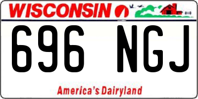 WI license plate 696NGJ