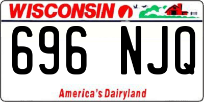 WI license plate 696NJQ