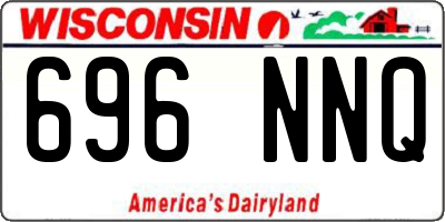 WI license plate 696NNQ