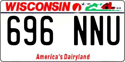 WI license plate 696NNU