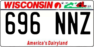 WI license plate 696NNZ