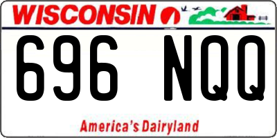 WI license plate 696NQQ