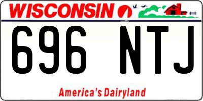 WI license plate 696NTJ