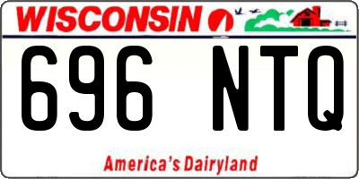 WI license plate 696NTQ