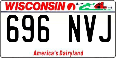 WI license plate 696NVJ