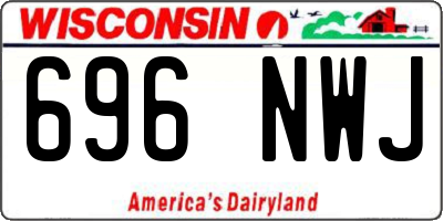 WI license plate 696NWJ