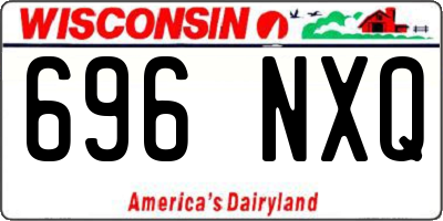 WI license plate 696NXQ