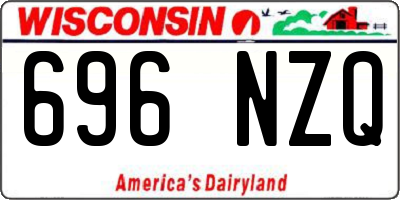WI license plate 696NZQ