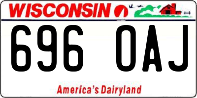 WI license plate 696OAJ
