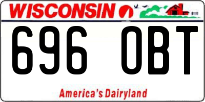 WI license plate 696OBT