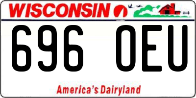 WI license plate 696OEU