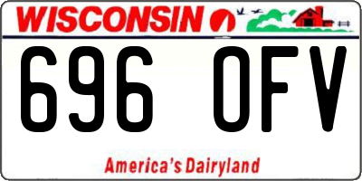 WI license plate 696OFV