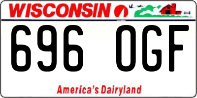 WI license plate 696OGF