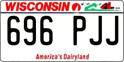 WI license plate 696PJJ