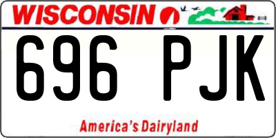 WI license plate 696PJK