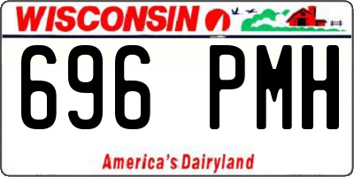 WI license plate 696PMH