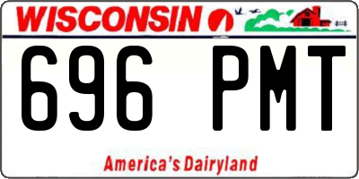 WI license plate 696PMT