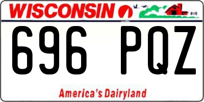 WI license plate 696PQZ