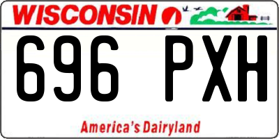 WI license plate 696PXH