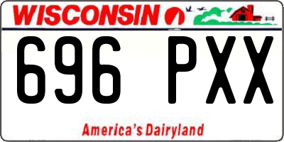 WI license plate 696PXX