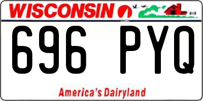 WI license plate 696PYQ