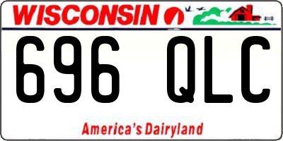 WI license plate 696QLC