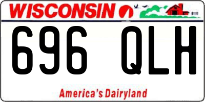 WI license plate 696QLH