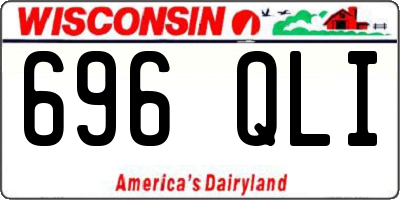 WI license plate 696QLI