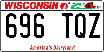 WI license plate 696TQZ