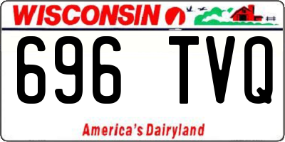 WI license plate 696TVQ