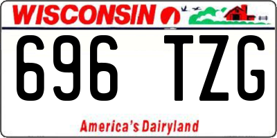 WI license plate 696TZG