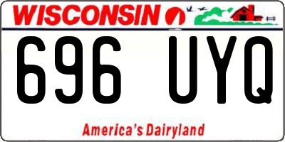 WI license plate 696UYQ