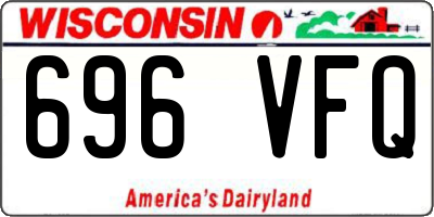WI license plate 696VFQ
