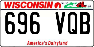 WI license plate 696VQB