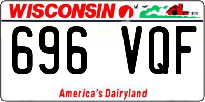 WI license plate 696VQF