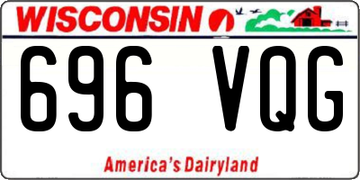 WI license plate 696VQG